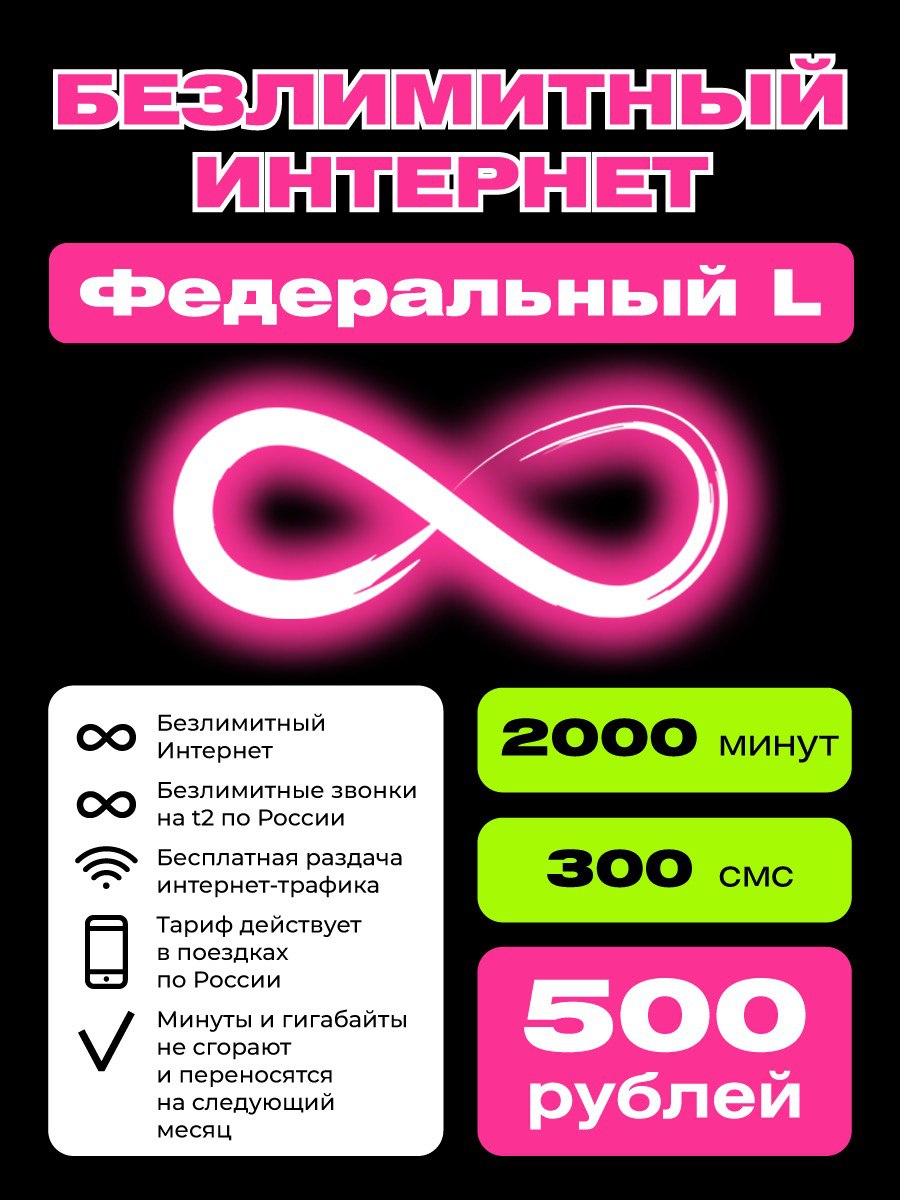 Тарифный план Безлимитный (ТЕЛЕ2)
